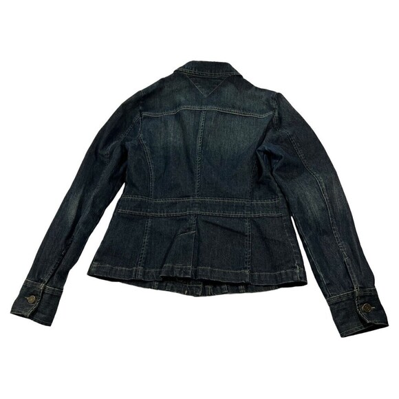 Tommy Hilfiger Women Dark Wash Denim Jean‎ Jackets Size S/P - Picture 2 of 14